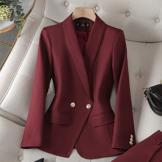 Stijlvolle Blazer en Broek Set voor Vrouwen