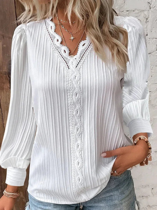 Kanten Blouse voor Vrouwen