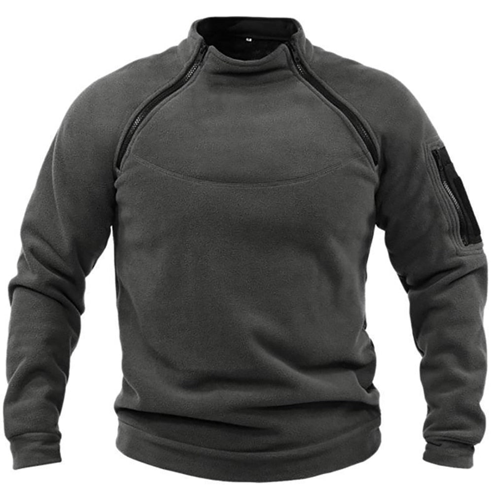 Slim-Fit Top met Tactisch Ontwerp voor Mannen