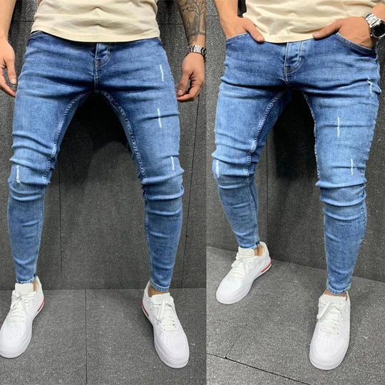 Strakke Slim Fit Spijkerbroek voor Mannen
