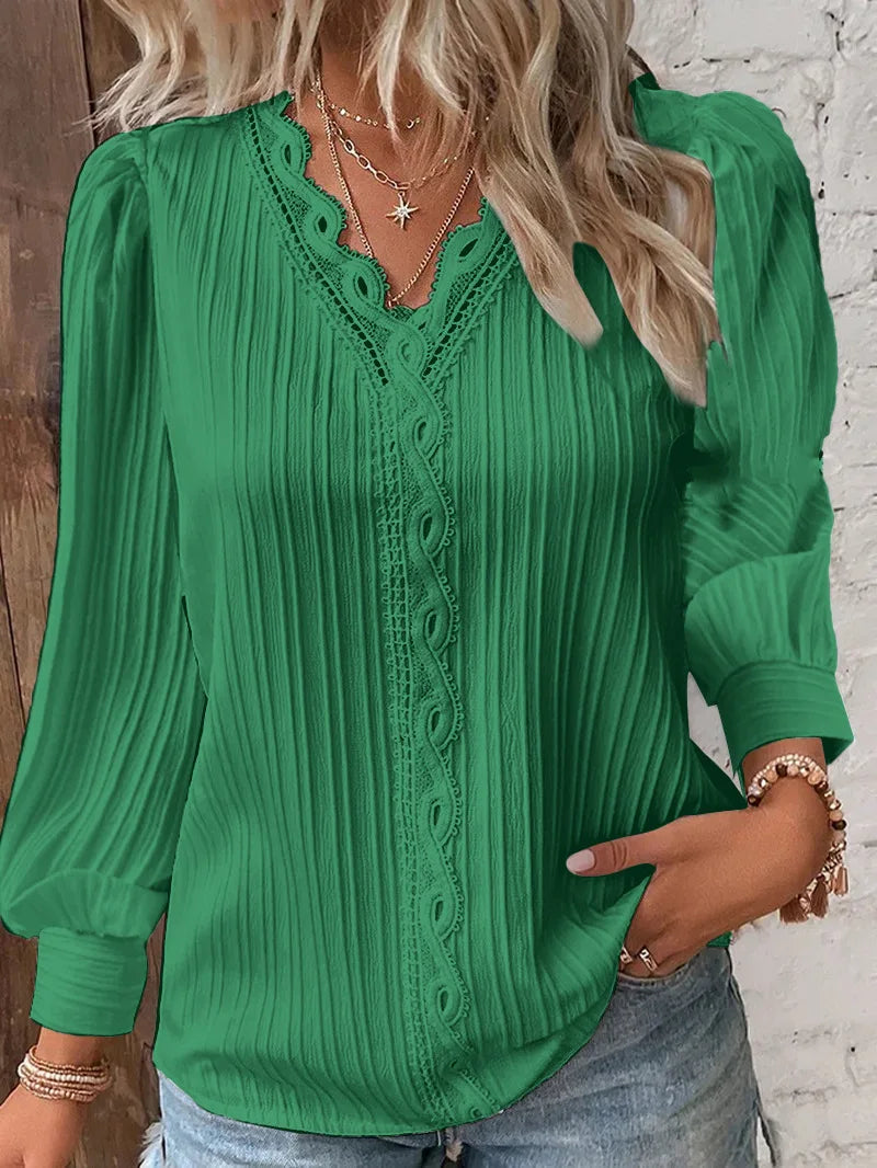 Kanten Blouse voor Vrouwen
