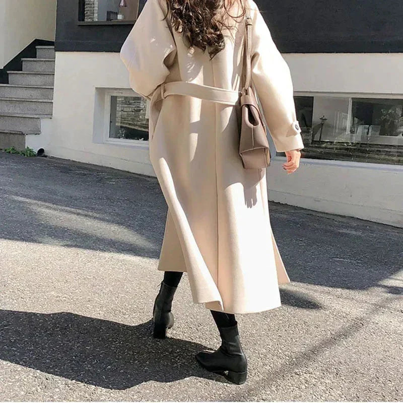 Elegante Lange Jas voor Vrouwen