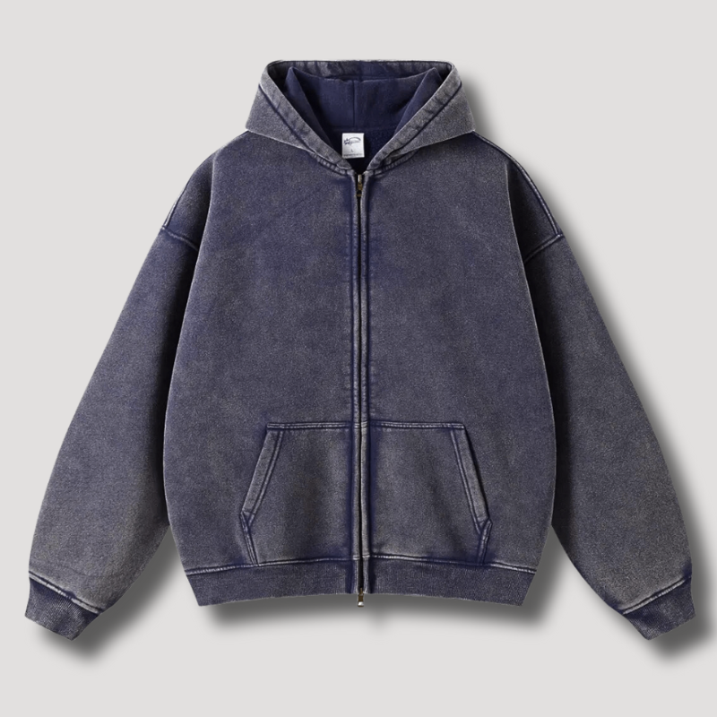 Casual Oversized Hoodie met Rits