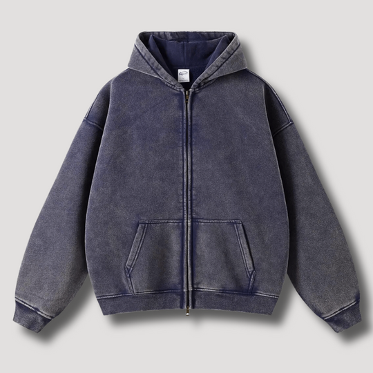 Casual Oversized Hoodie met Rits