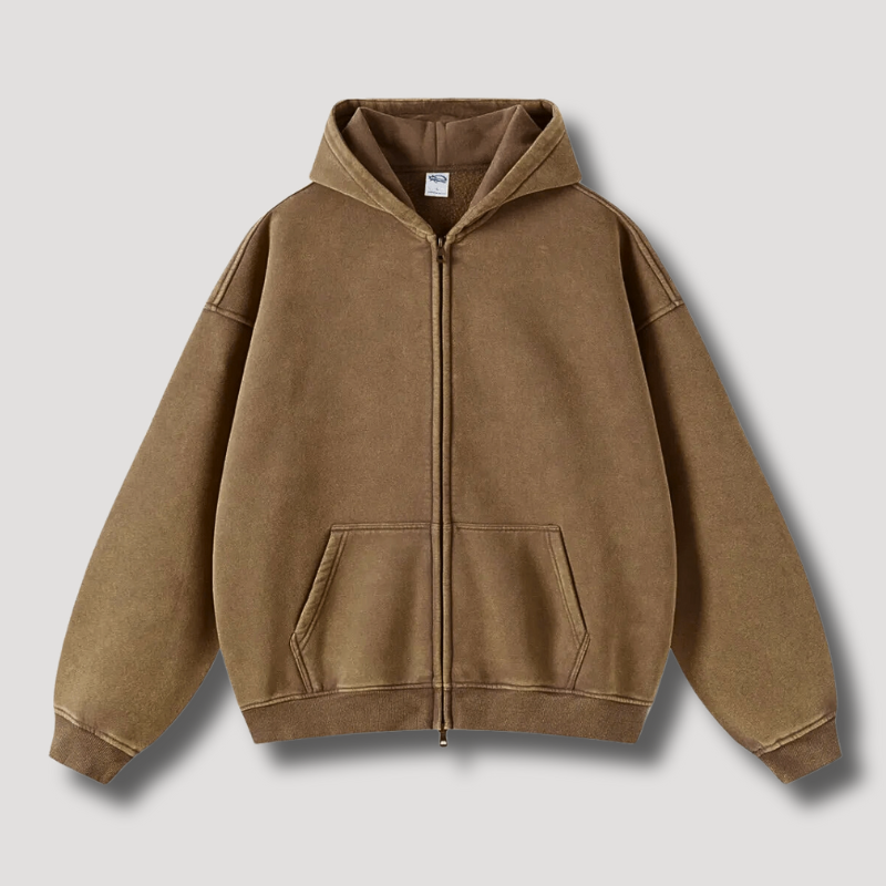 Casual Oversized Hoodie met Rits