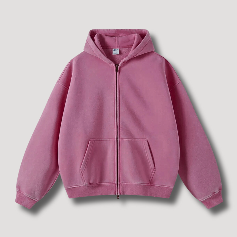 Casual Oversized Hoodie met Rits