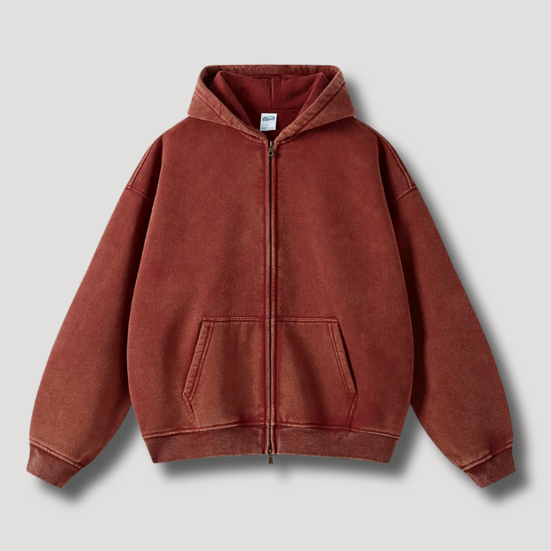 Casual Oversized Hoodie met Rits