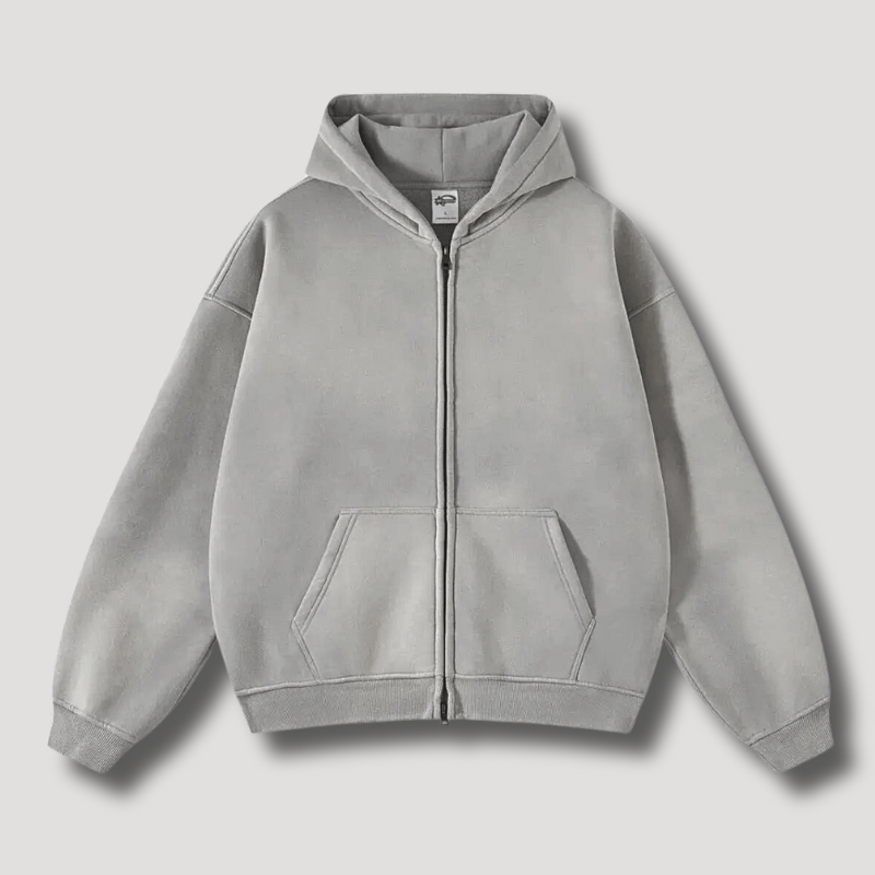 Casual Oversized Hoodie met Rits