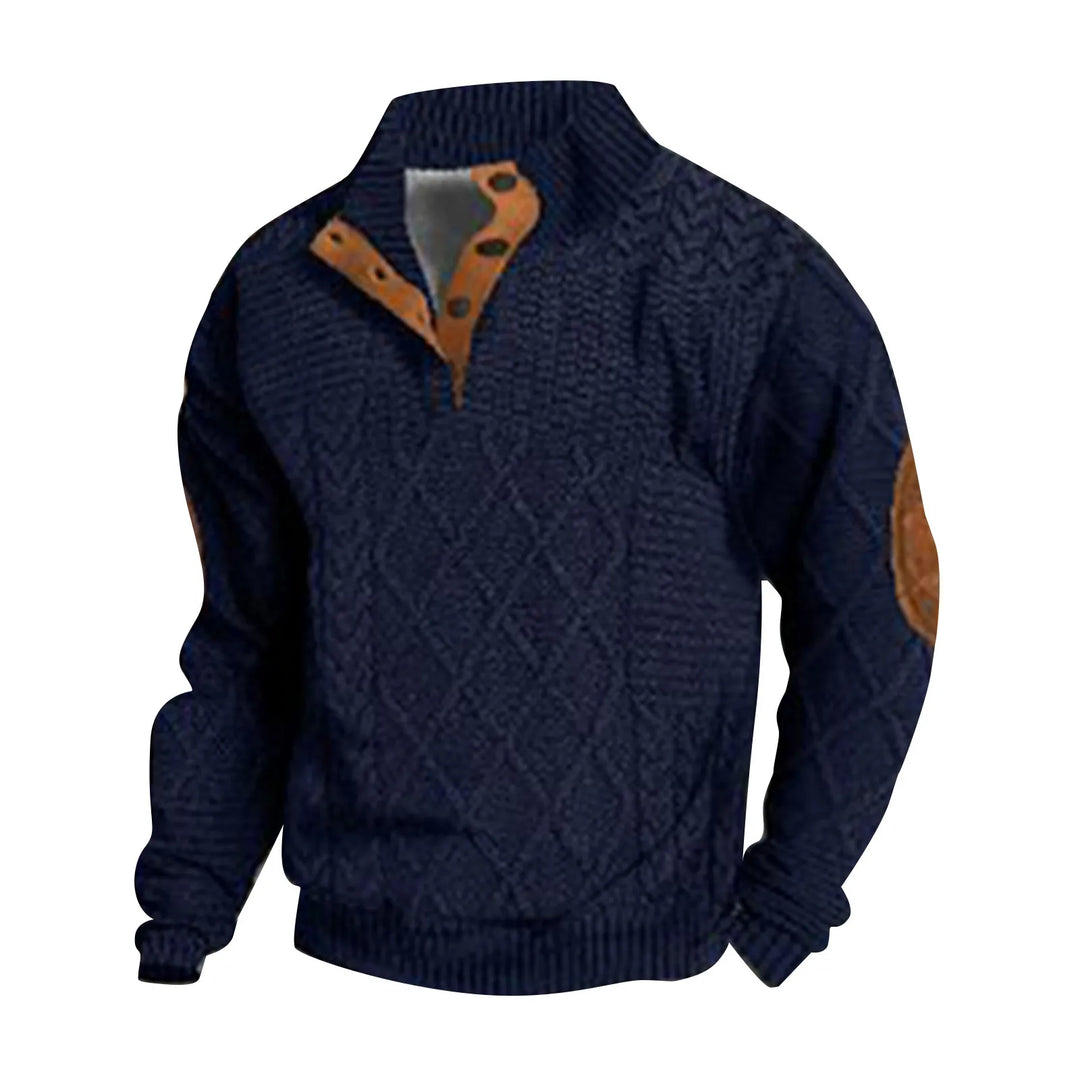 Casual Retro Kasjmier Trui voor Mannen