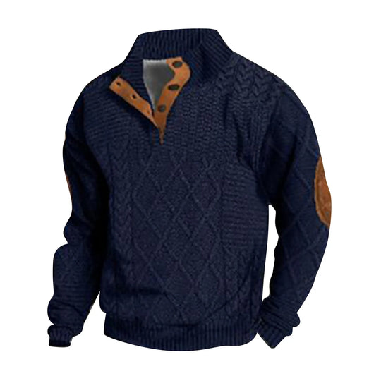 Casual Retro Kasjmier Trui voor Mannen