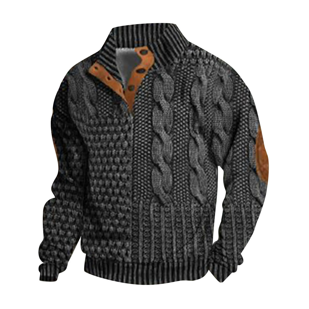 Casual Retro Kasjmier Trui voor Mannen