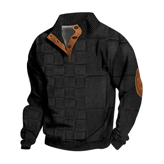 Casual Retro Kasjmier Trui voor Mannen