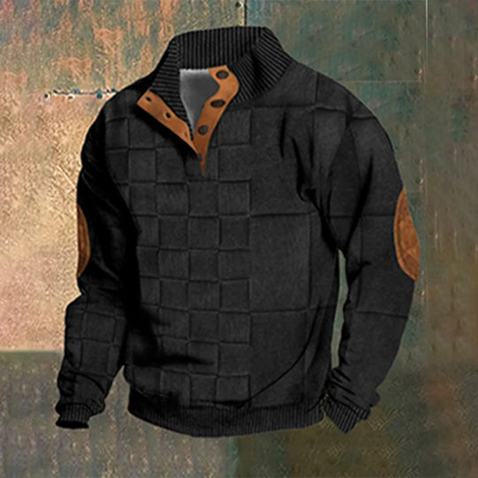 Casual Retro Kasjmier Trui voor Mannen