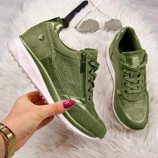 Casual Comfort Sneakers met Luxe Details voor Vrouwen