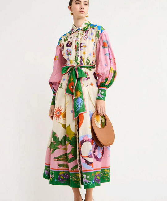 Elegante Italiaanse Maxi Jurk voor Vrouwen