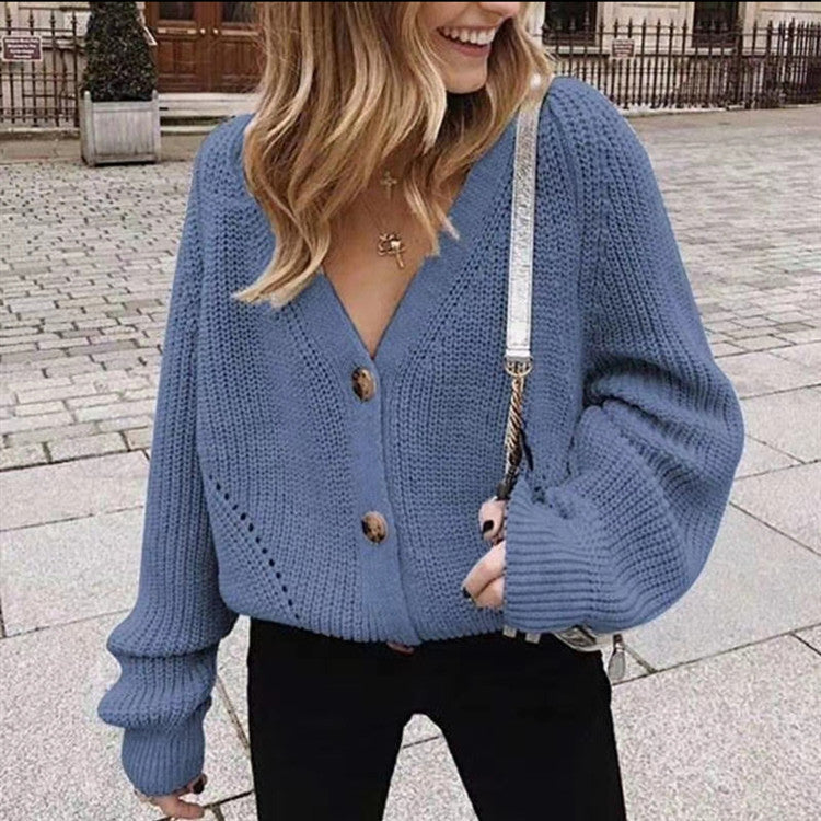 Elegant Gebreid Vest met V-Hals voor Vrouwen