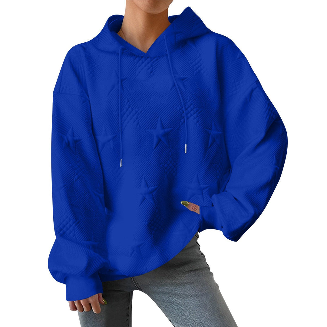 Oversized Hoodie met Sterrenpatroon voor Vrouwen