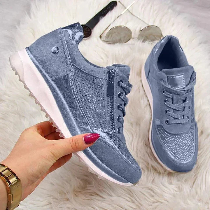Casual Comfort Sneakers met Luxe Details voor Vrouwen