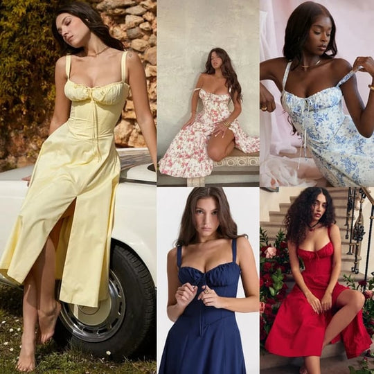 Elegante Zomerjurk met Bloemenprint voor Vrouwen