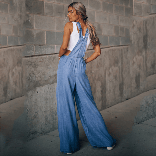 Denim Jumpsuit voor Vrouwen