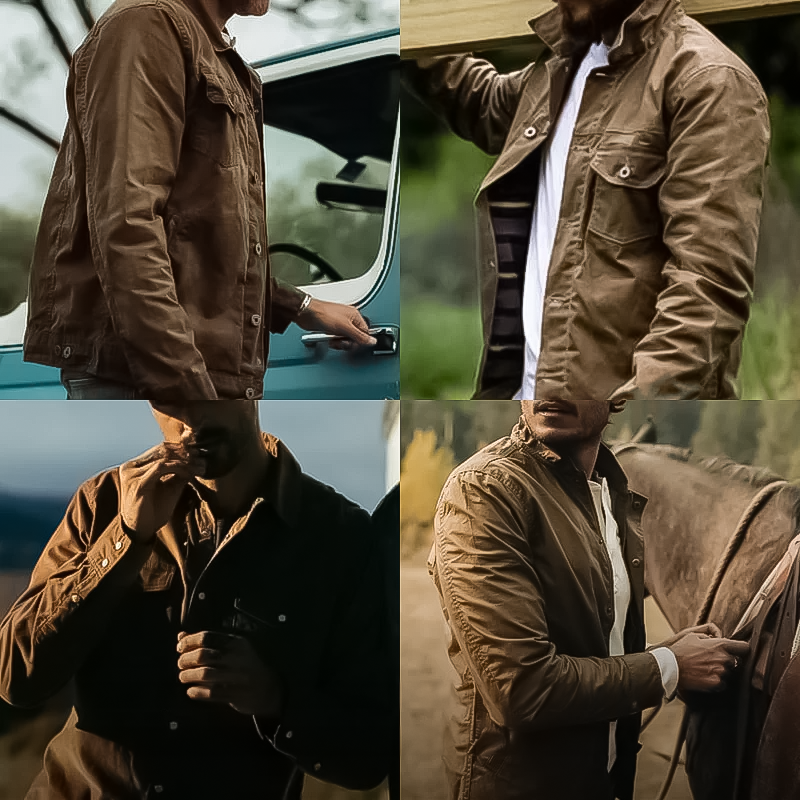 Stoere Waxed Jas voor Mannen