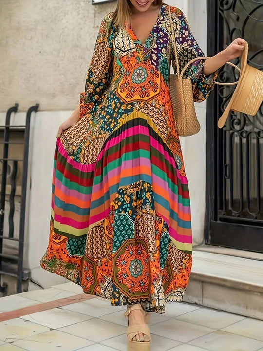 Boho Zomer Maxi-jurk voor Vrouwen