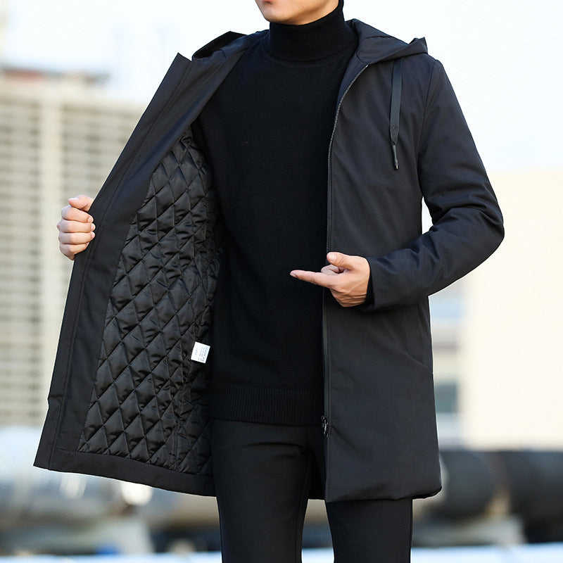 Kerstklaar Waterdichte Parka Winterjas voor Mannen