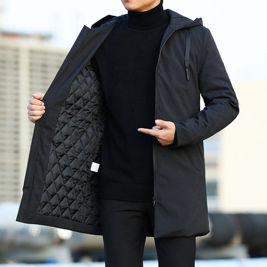 Kerstklaar Waterdichte Parka Winterjas voor Mannen