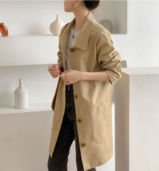 Moderne Trenchcoat voor Vrouwen