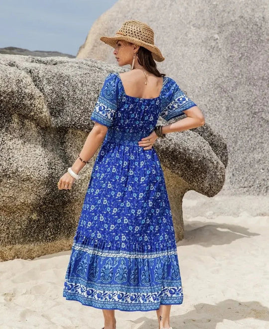 Bloemen Zomerjurk voor Vrouwen