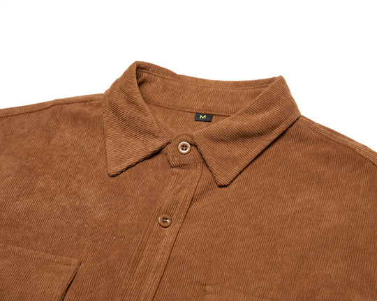 Klassiek Corduroy Hemd met Lange Mouwen voor Mannen