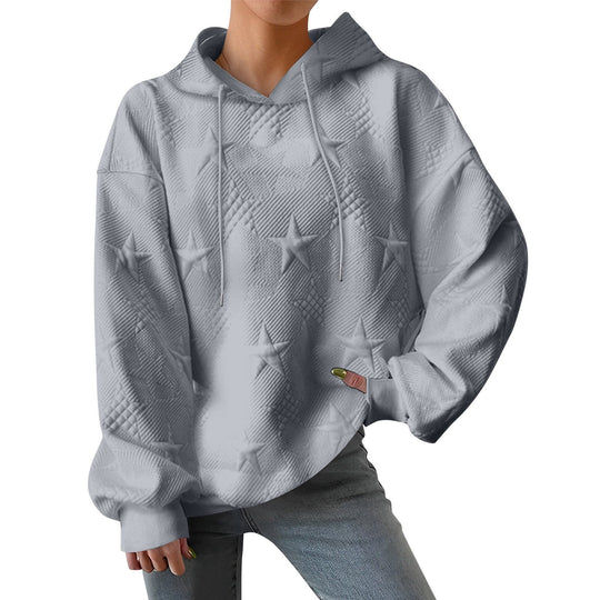 Oversized Hoodie met Sterrenpatroon voor Vrouwen
