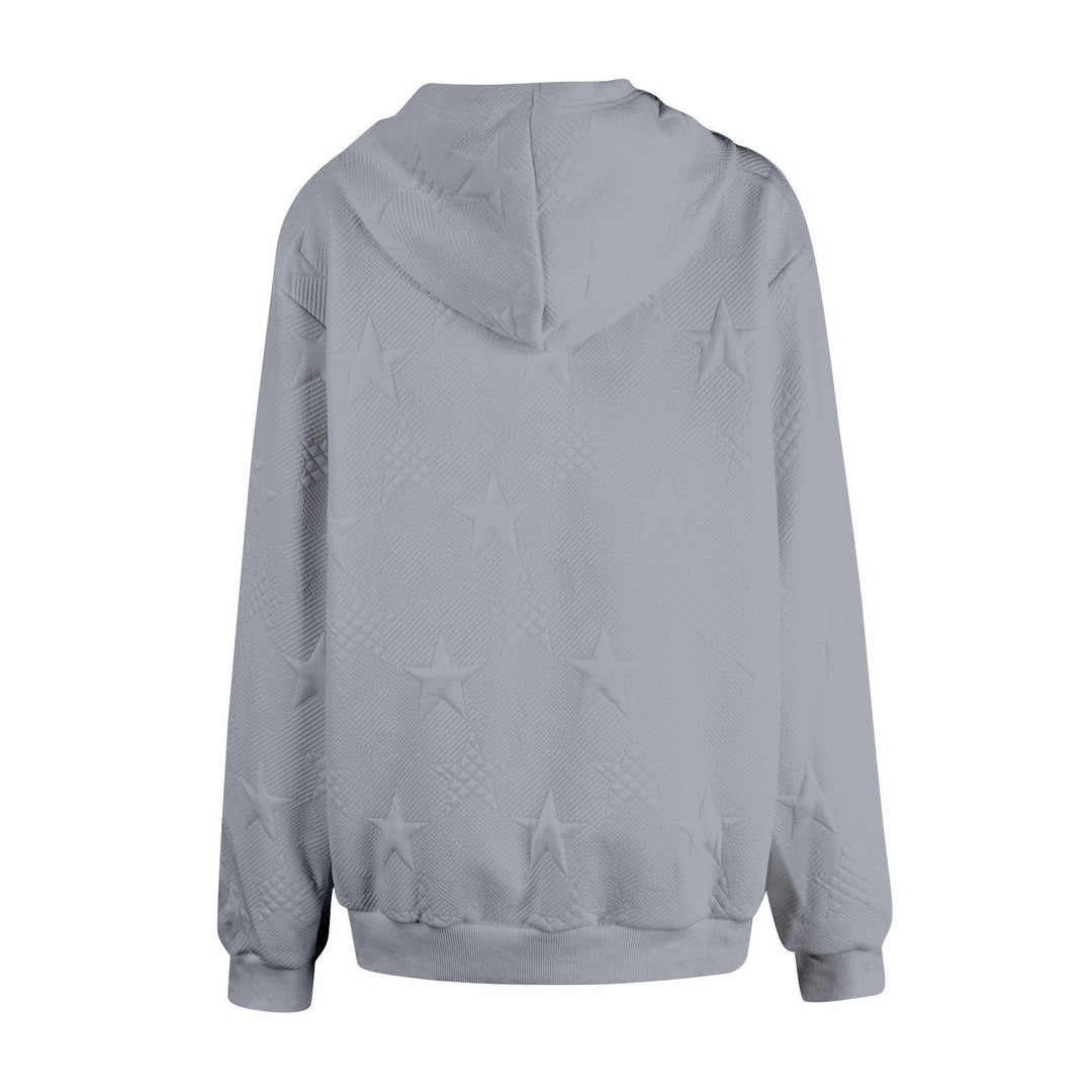 Oversized Hoodie met Sterrenpatroon voor Vrouwen