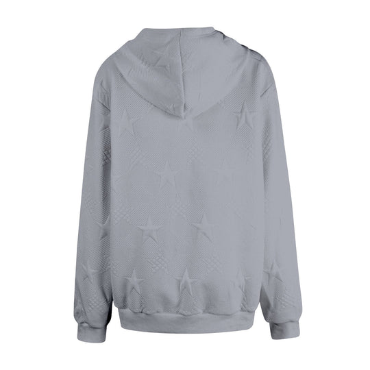 Oversized Hoodie met Sterrenpatroon voor Vrouwen