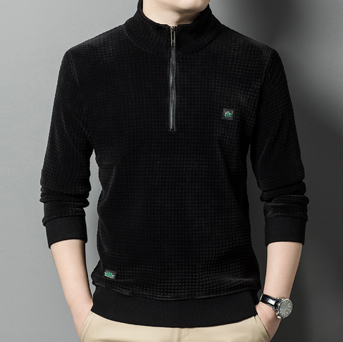 Casual Halve-Rits Sweater voor Mannen