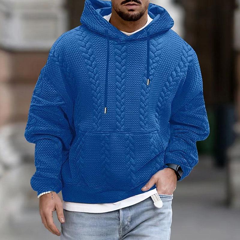 Gebreide Hoodie met Kabelpatroon voor Mannen