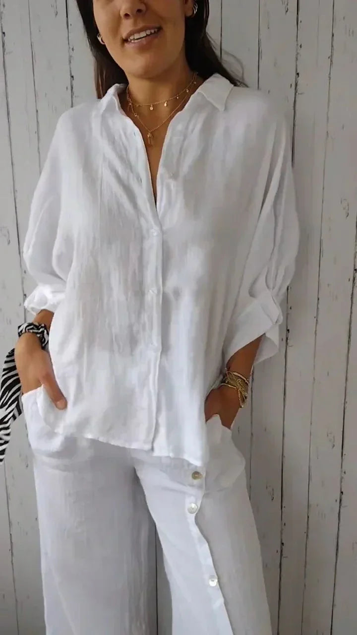 Casual Oversized Button-Down Shirt voor Vrouwen