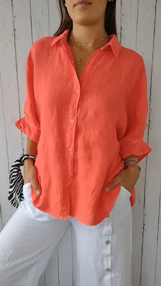 Casual Oversized Button-Down Shirt voor Vrouwen