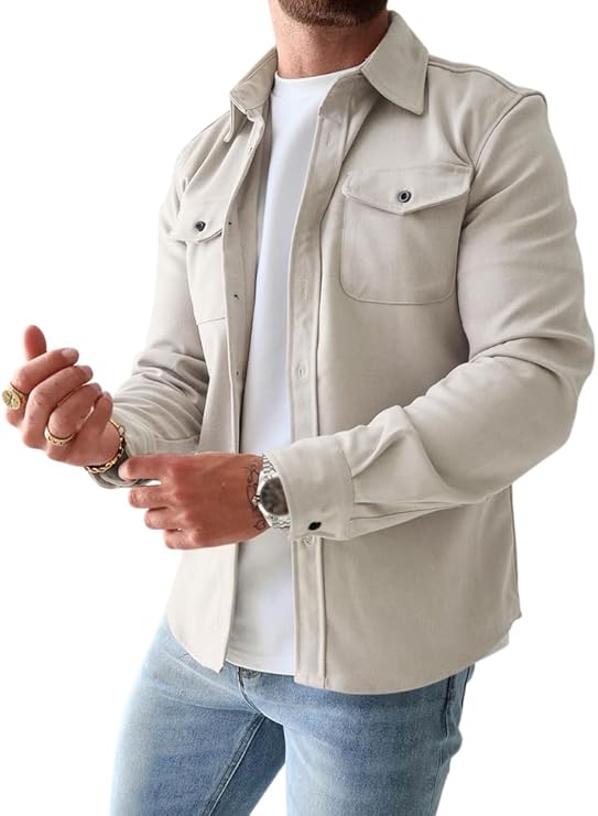 Stijlvolle Jas met Knoopsluiting voor Mannen