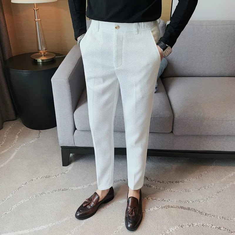 Slim Fit Kostuumbroek voor Mannen
