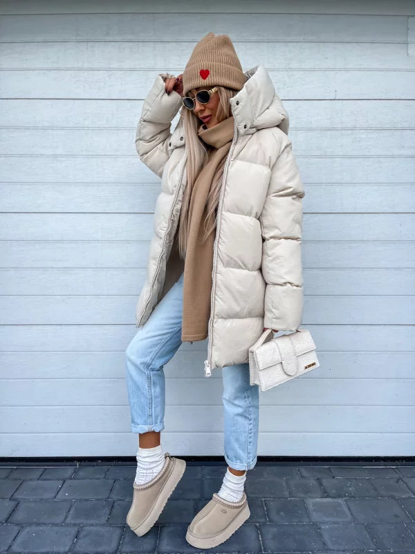 Trendy Oversized Donsjas voor Vrouwen