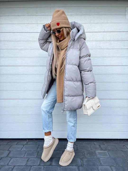 Trendy Oversized Donsjas voor Vrouwen