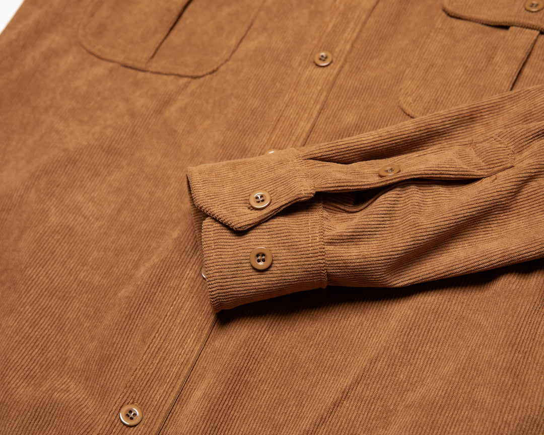 Klassiek Corduroy Hemd met Lange Mouwen voor Mannen