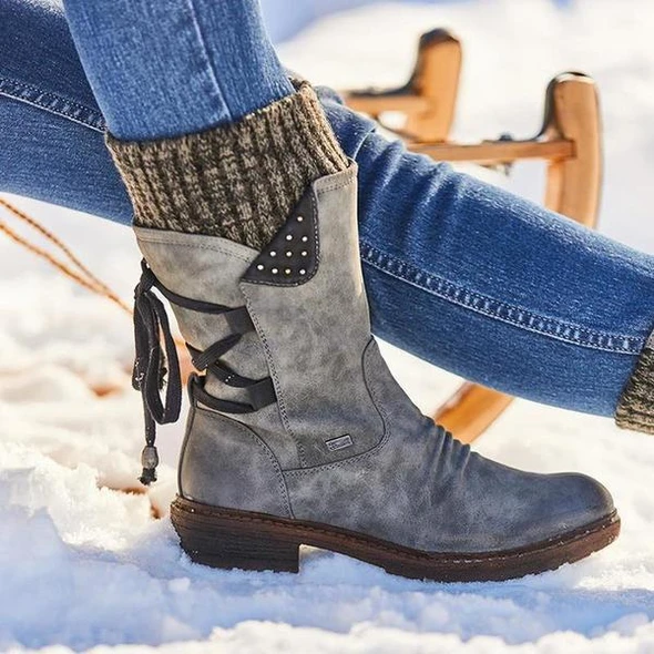 Winterlaarzen met Veters voor Vrouwen