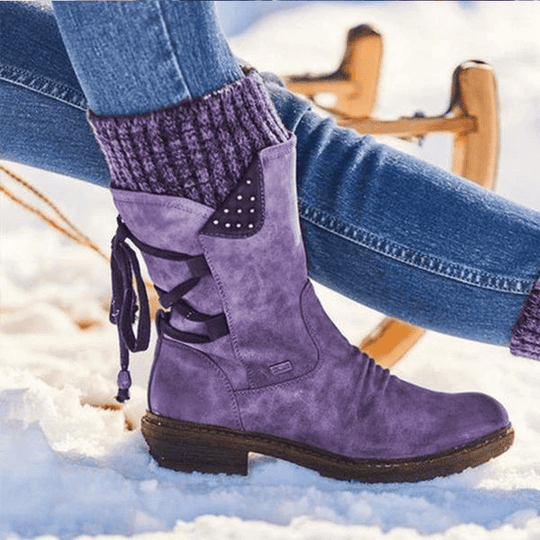 Winterlaarzen met Veters voor Vrouwen