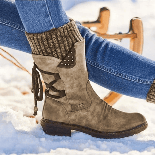 Winterlaarzen met Veters voor Vrouwen