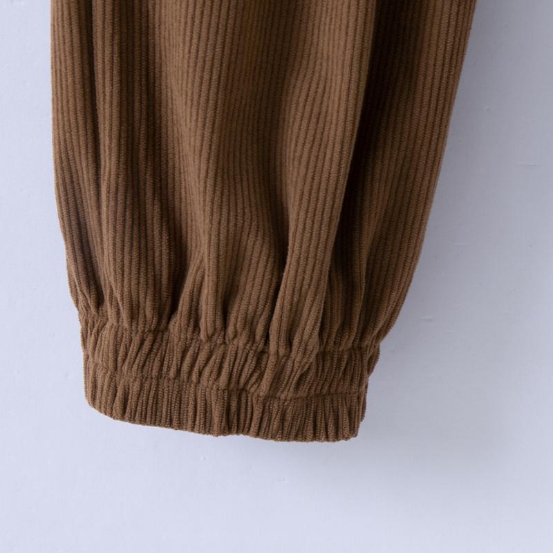 Street Style Corduroy Cargo Broek voor Mannen