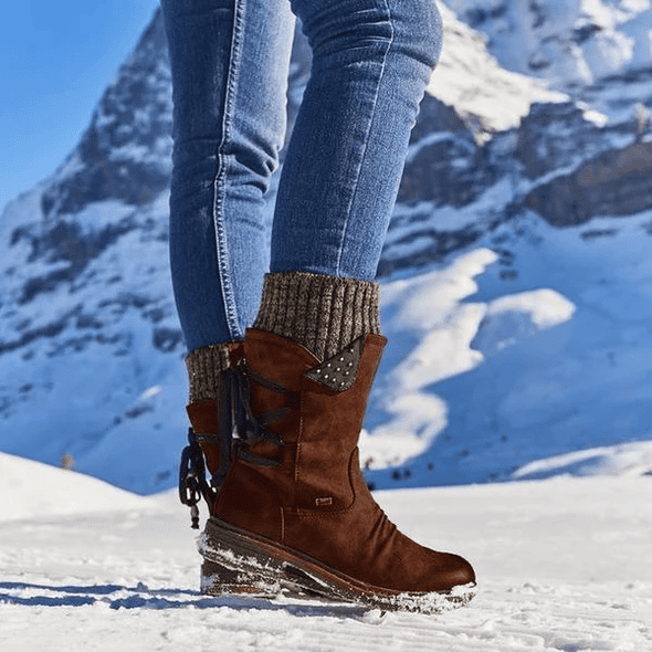 Warme Veterschoenen voor de Winter voor Vrouwen