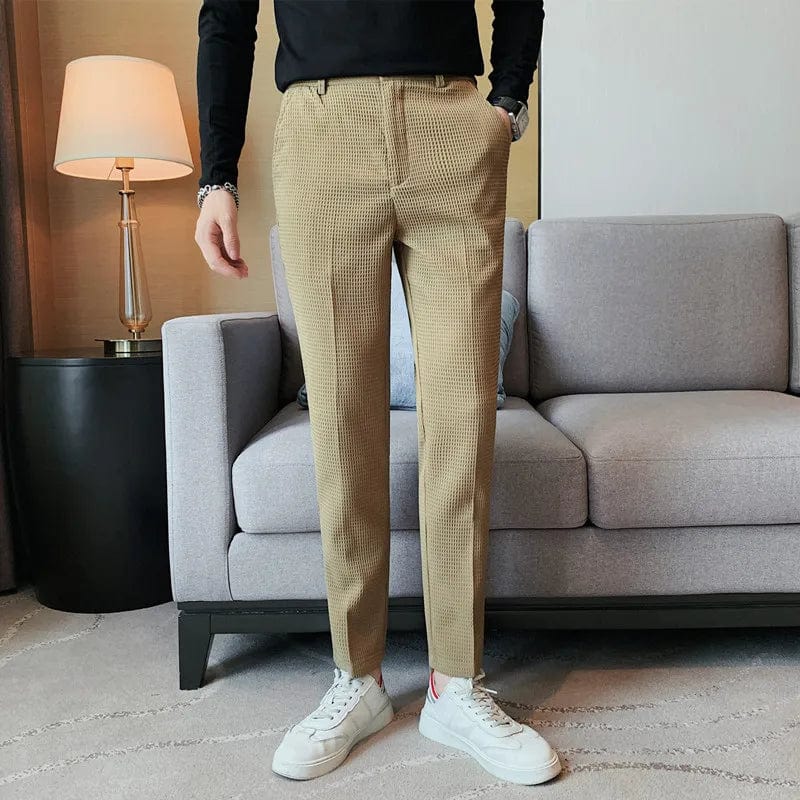 Slim Fit Kostuumbroek voor Mannen