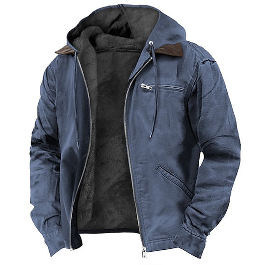 Warme Teddy Jas met Capuchon voor Mannen